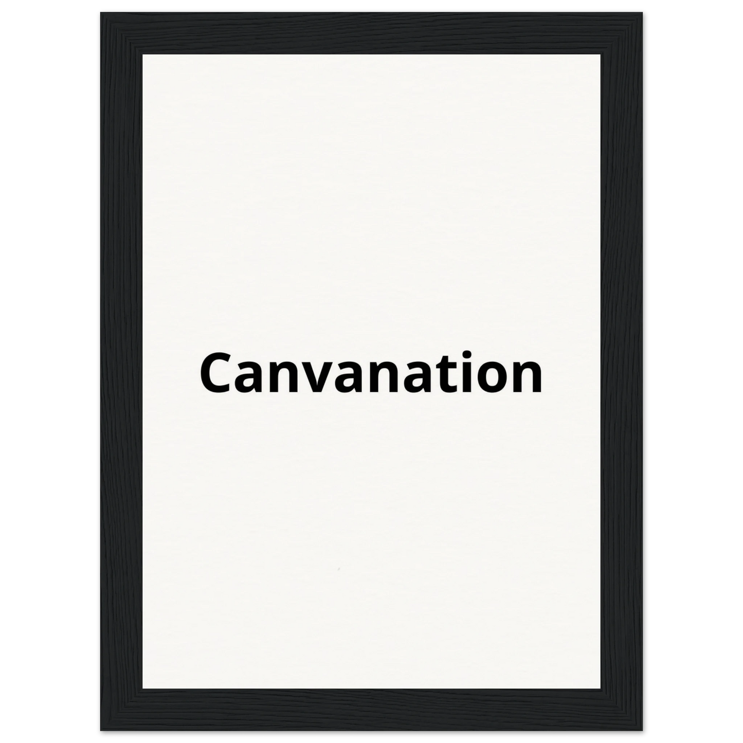 Canvanation Print Material 13x18 cm / 5x7″ / Cadre noir Tableau Personnalisé