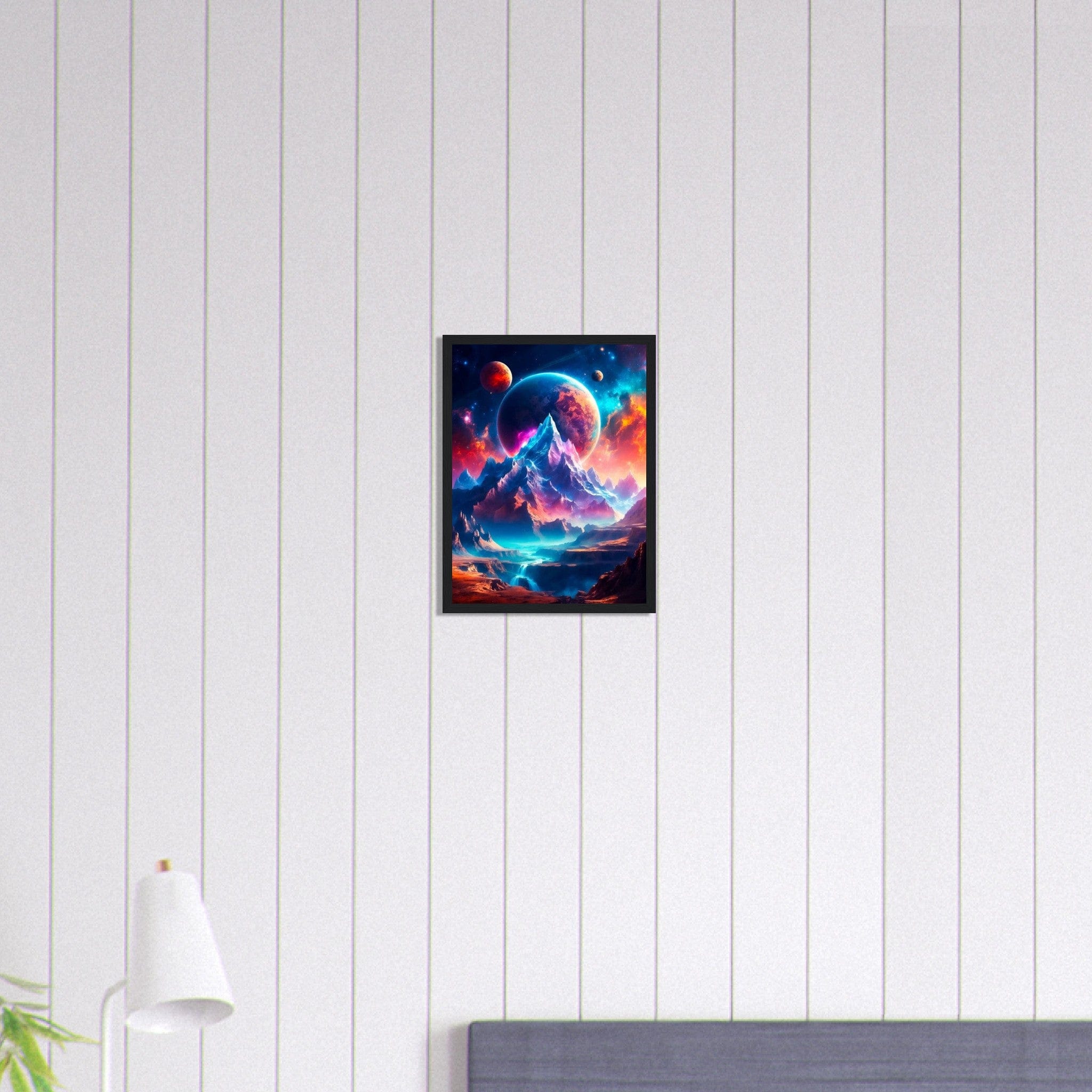 Canvanation Print Material 30x40 cm / 12x16″ Tableau Planete Galaxie en Éveil