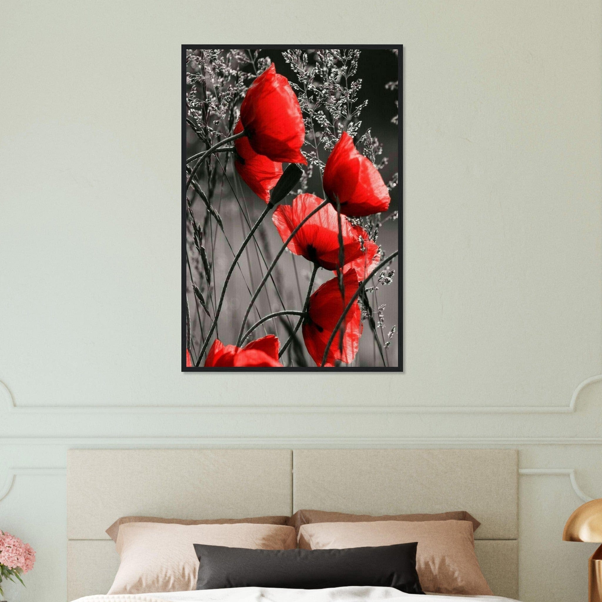 Canvanation Print Material Peinture Abstraite Coquelicot