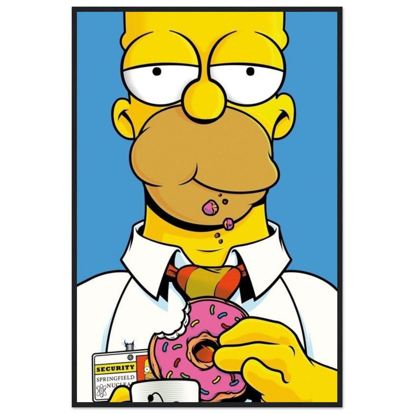 Canvanation Print Material 60x90 cm / 24x36″ / Tableau Poster Et Tableau Homer Simpson Qui Mange Un Donut