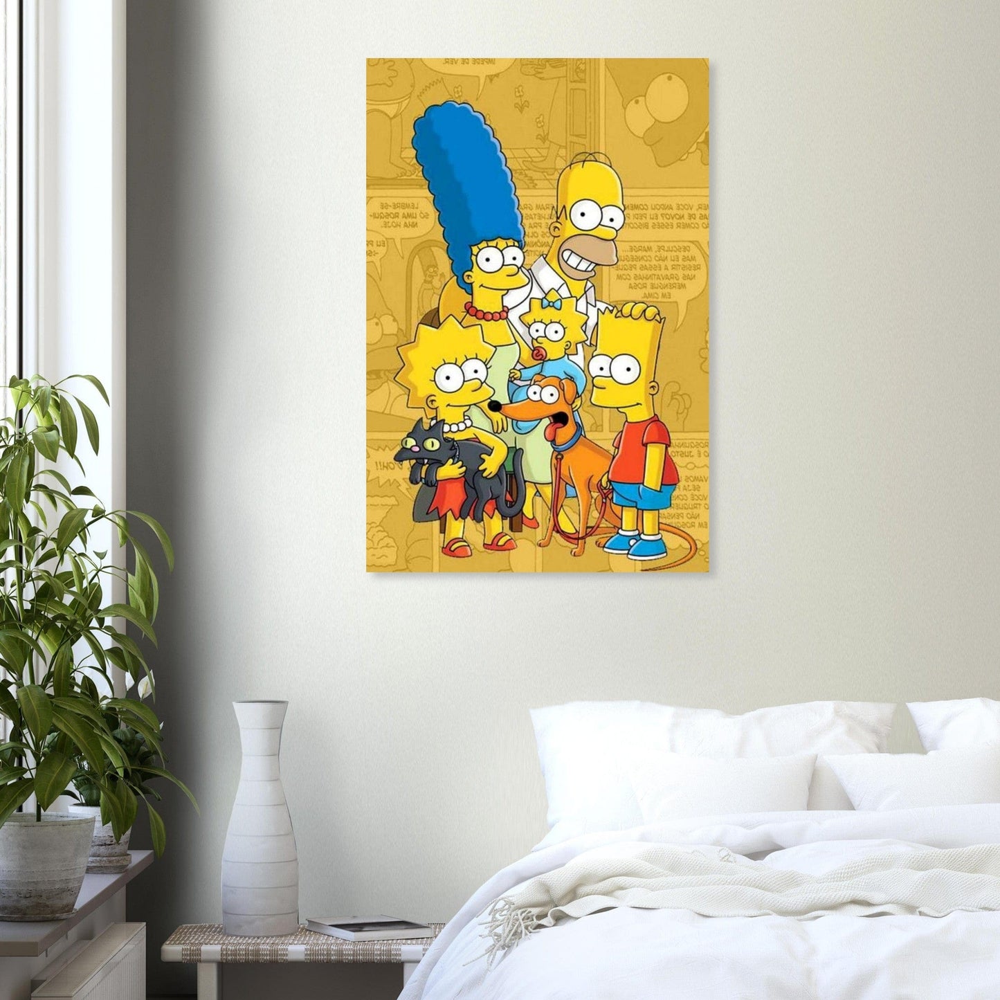Canvanation Print Material 60x90 cm / 24x36″ Poster La Famille Simpson