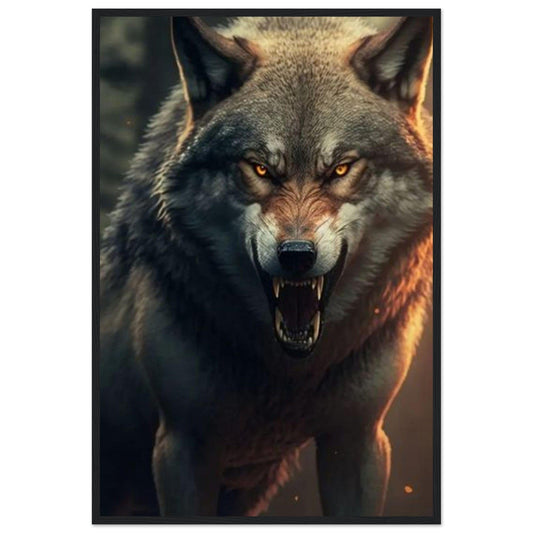Gelato Print Material 60x90 cm / 24x36″ Tableau Loup Enragé