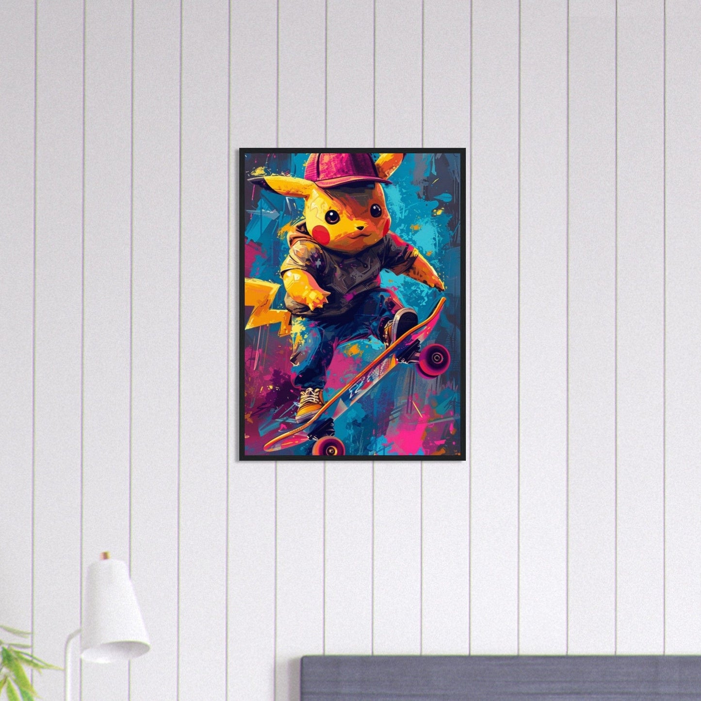 Canvanation Print Material 50x70 cm / 20x28″ Tableau Pokémon Pop Art Skate