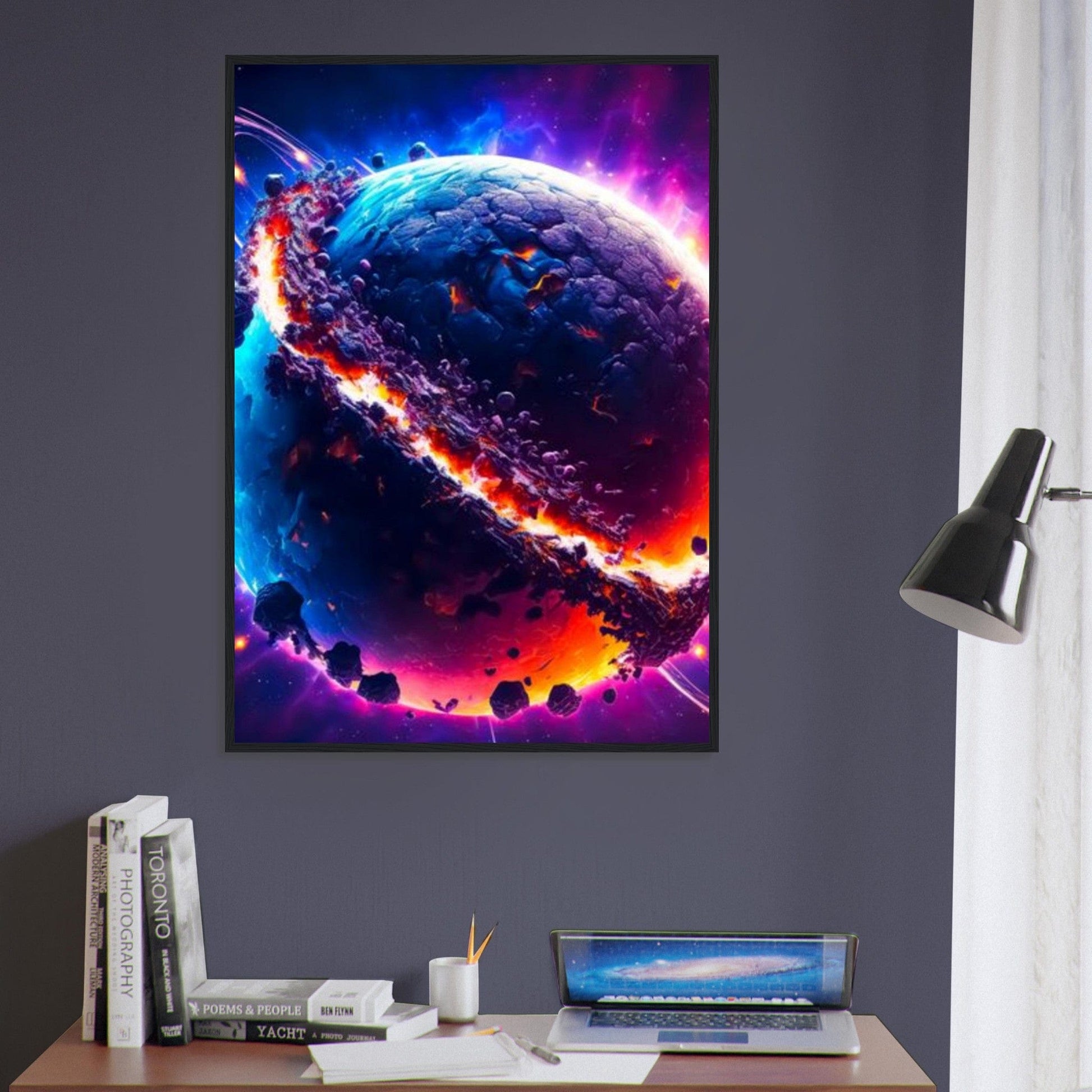 Canvanation Print Material Tableau Planete Nuit Étoilée Infinita