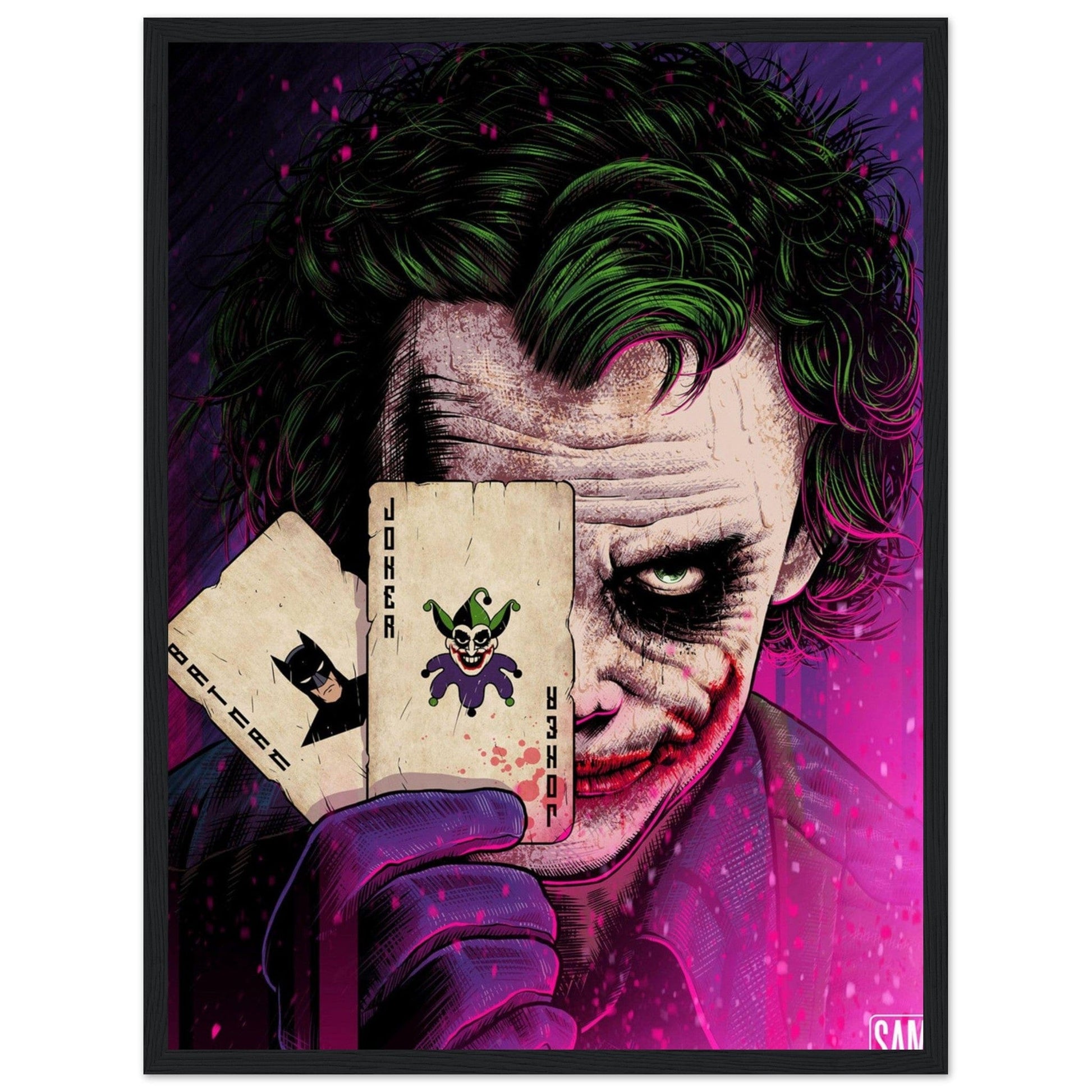 Canvanation Print Material Tableau Joker Pop Art Batman