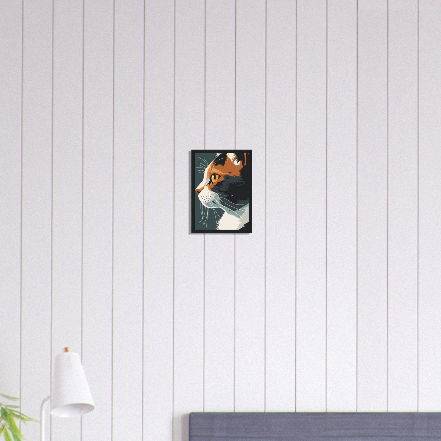 Canvanation Print Material A4 21x29.7 cm / 8x12″ Tableau Chat Chat’Art Moderne Pop