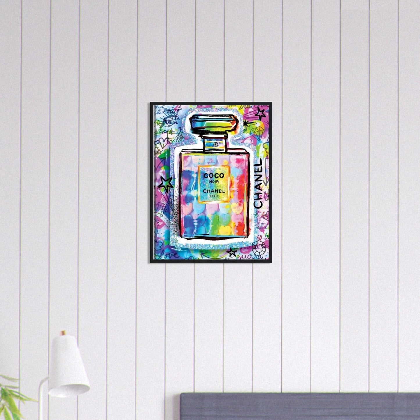 Canvanation Print Material 45x60 cm / 18x24″ Tableau Chanel Numéro 5 Multicolore