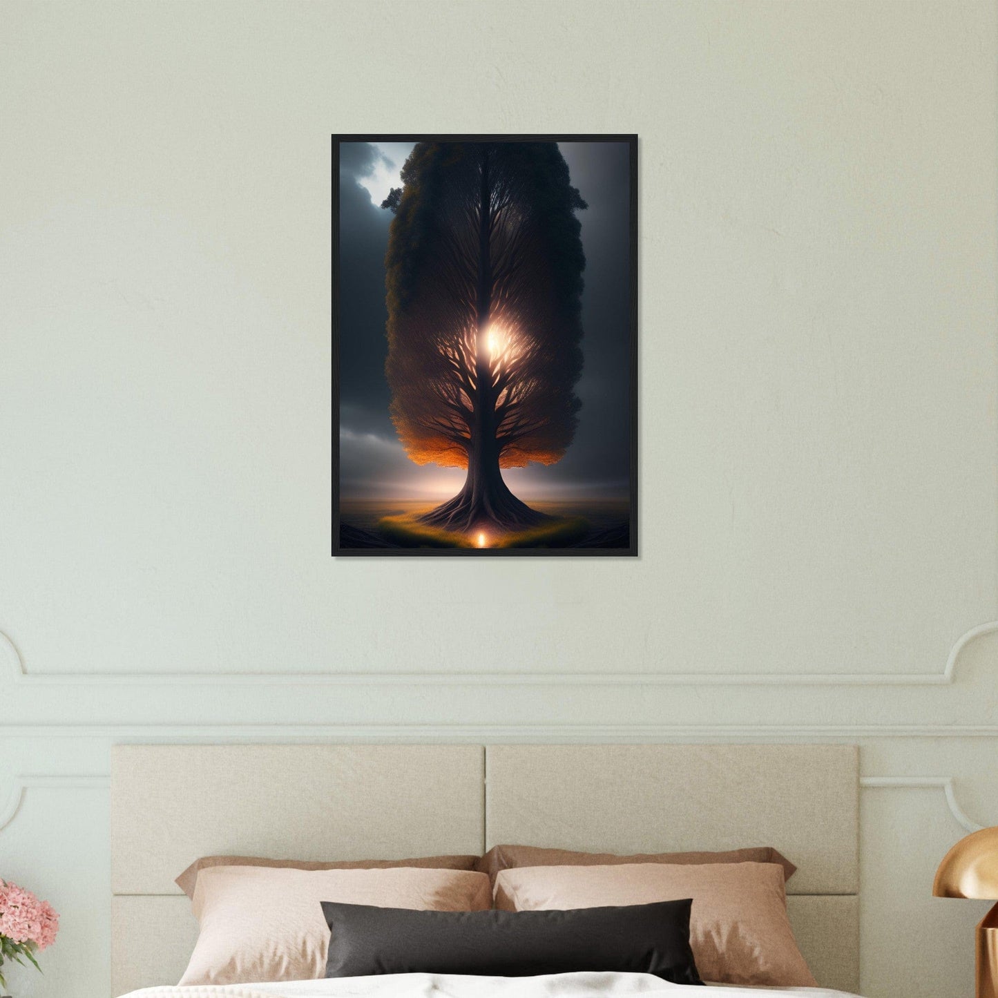 Canvanation Print Material 50x70 cm / 20x28″ Tableau Arbre De Vie Symbiose Urbaine