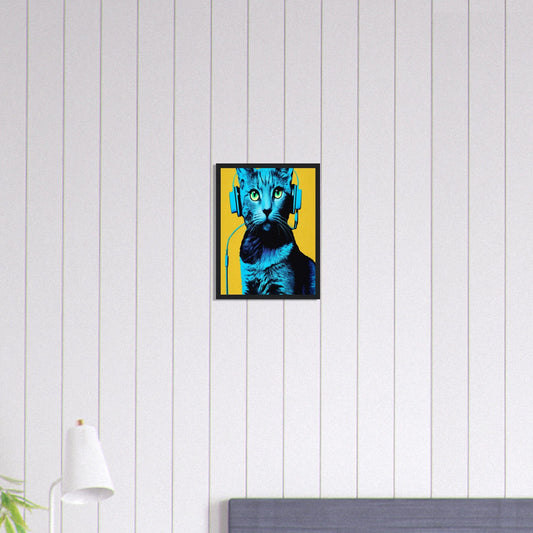 Canvanation Print Material 30x40 cm / 12x16″ Tableau Chat Beauté Sereine