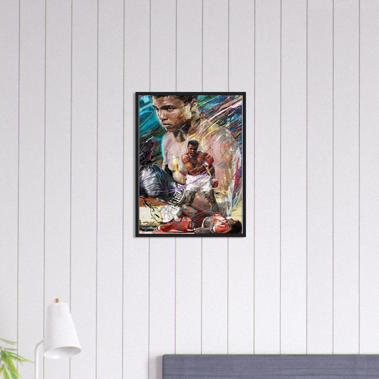 Canvanation Print Material 45x60 cm / 18x24″ Tableau Boe Mohamed Ali Dessin