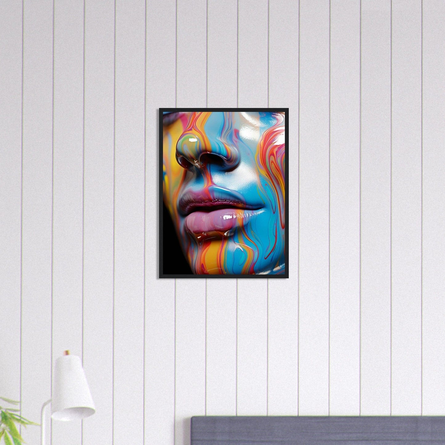 Canvanation Print Material 45x60 cm / 18x24″ Tableau Femme Mélange de Peinture