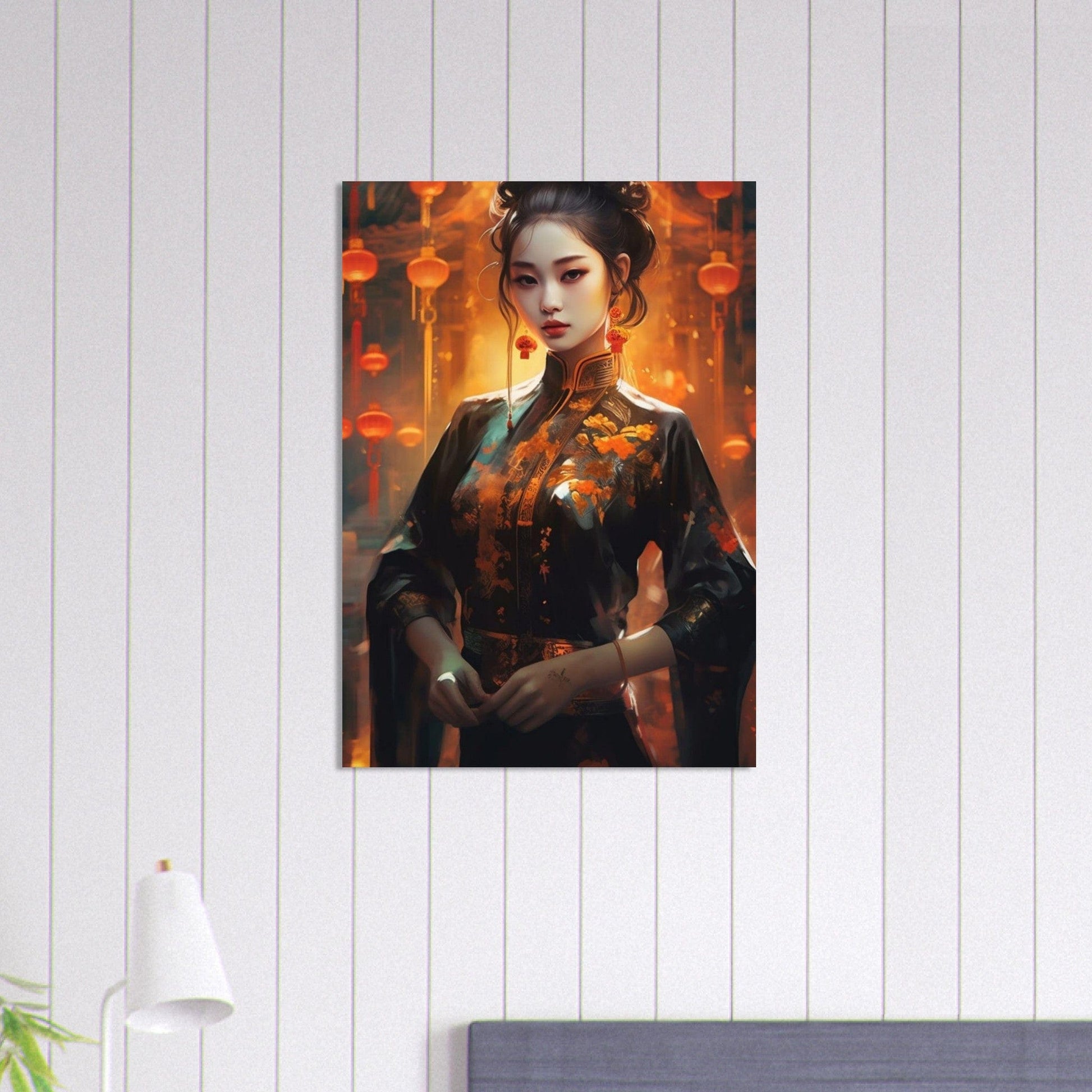 Gelato Print Material Poster Portrait Femme Asie