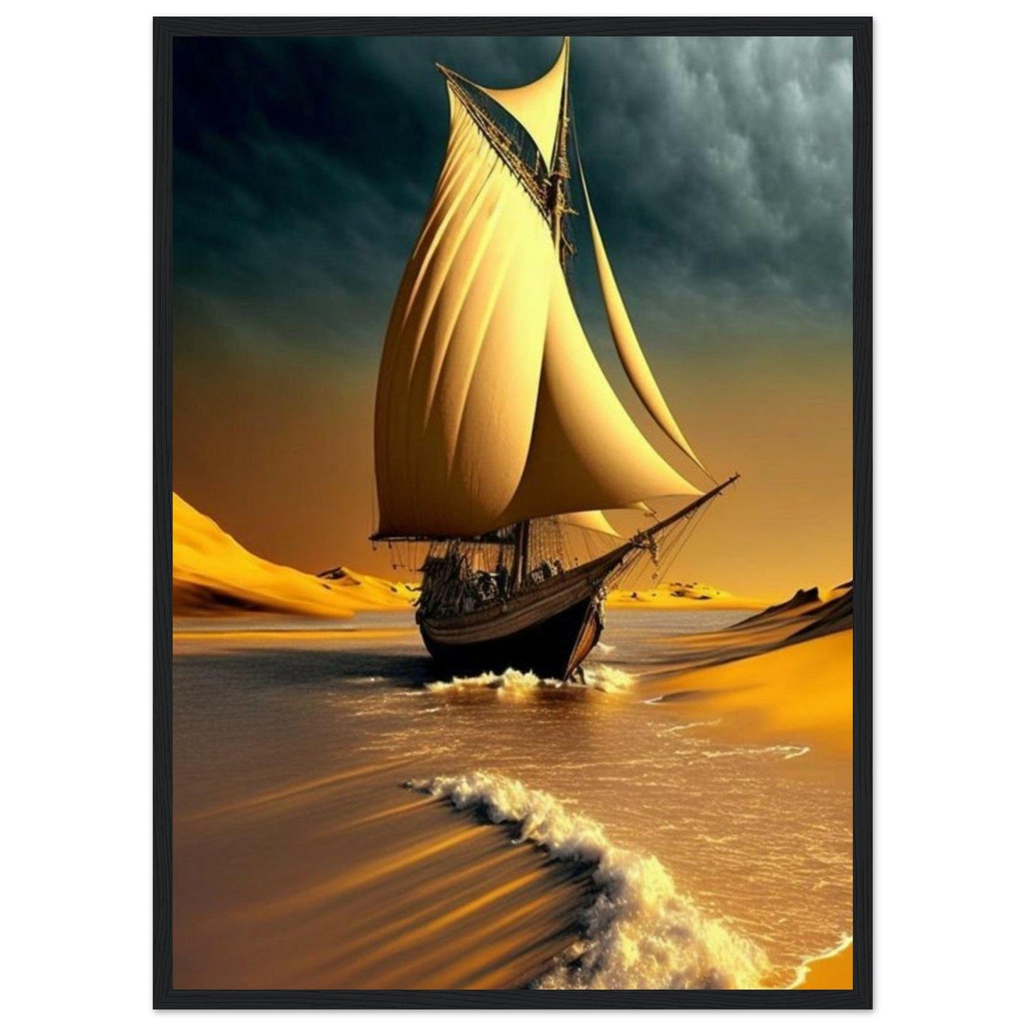 Gelato Print Material 50x70 cm / 20x28″ Tableau Peinture Voilier