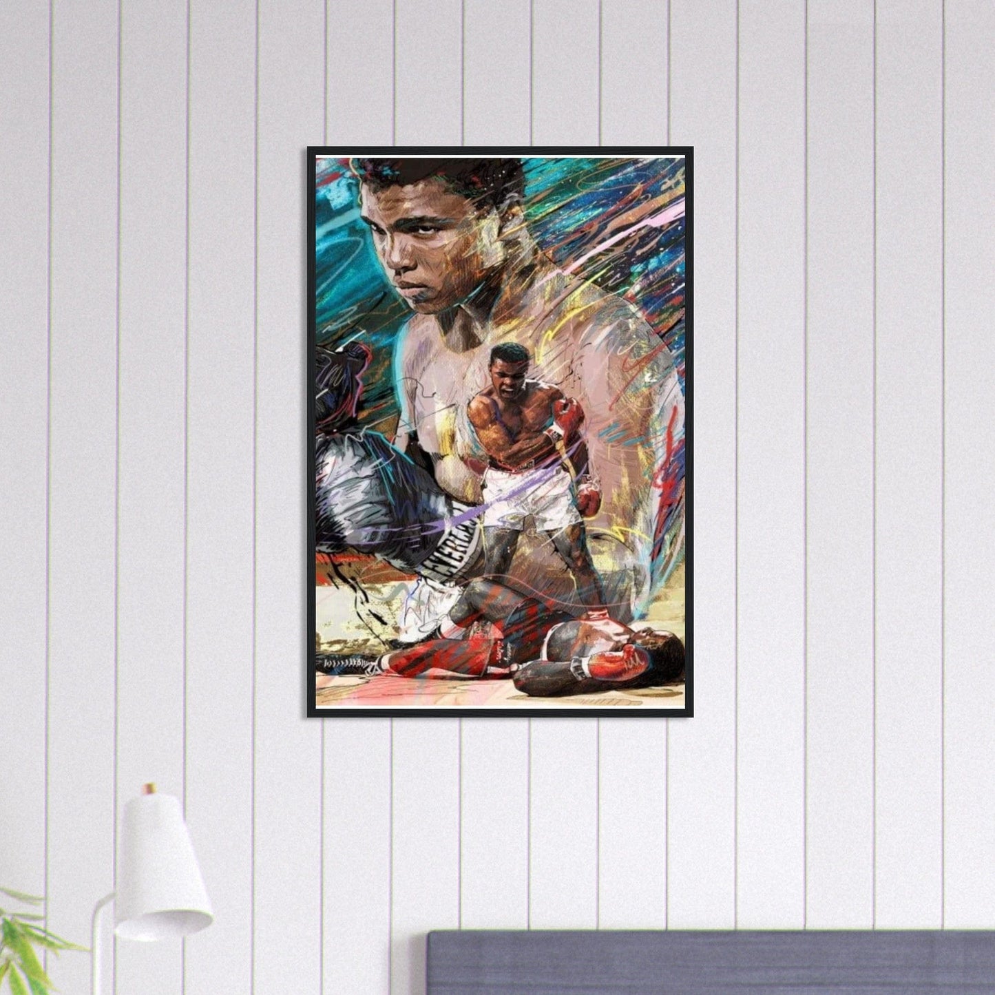 Canvanation Print Material 60x90 cm / 24x36″ Tableau Boe Mohamed Ali Dessin