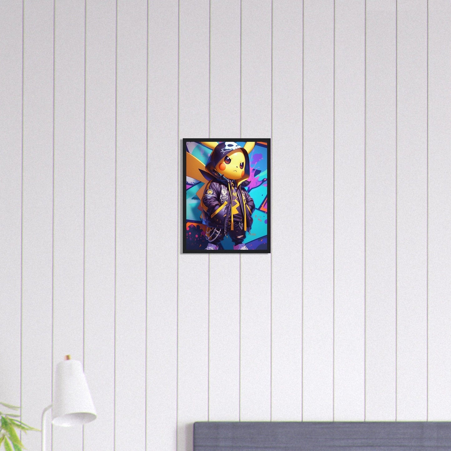 Canvanation Print Material 30x40 cm / 12x16″ Tableau Pokémon Street Art Pikachu
