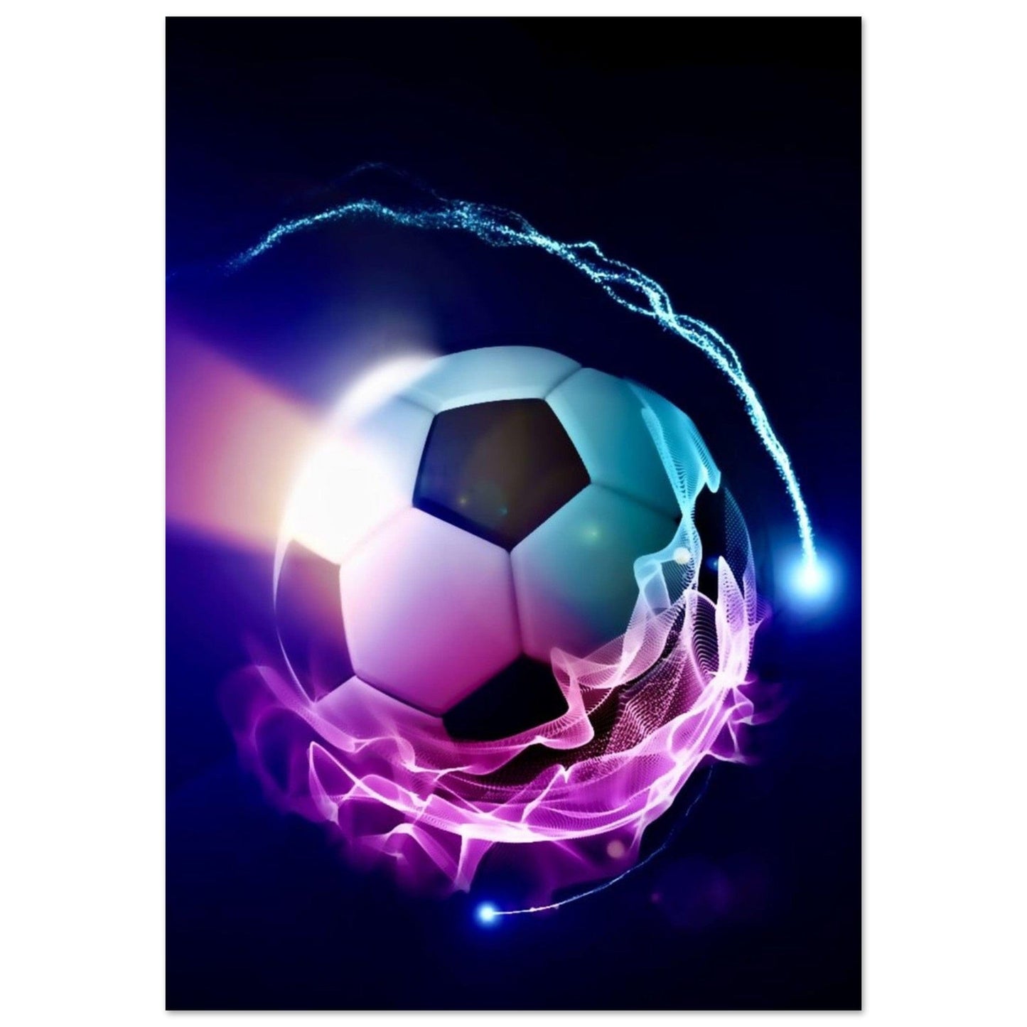 Gelato Print Material 70x100 cm / 28x40″ Poster Football Ballon