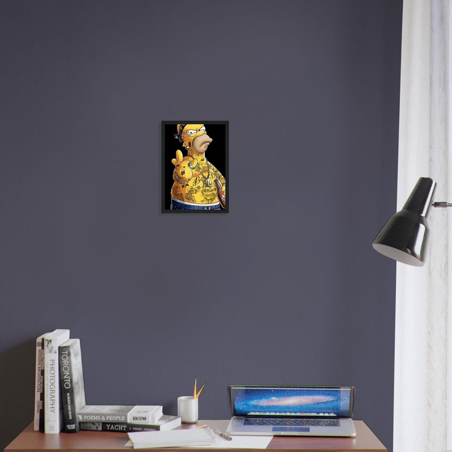 Canvanation Print Material Tableau Simpson Tatoué