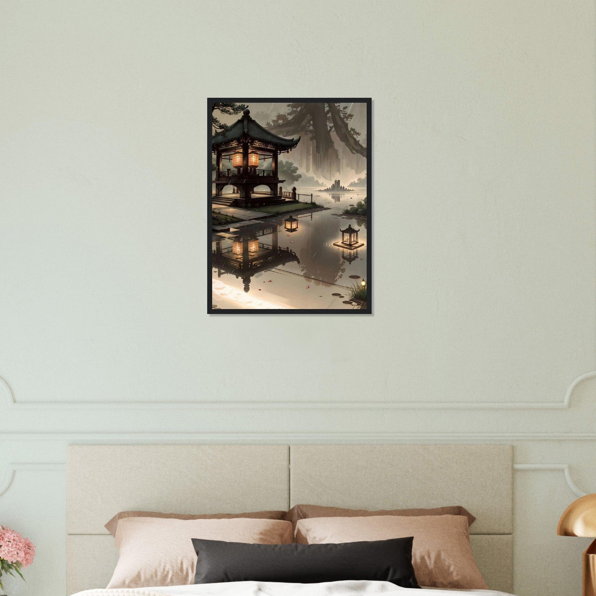 Canvanation Print Material 45x60 cm / 18x24″ Tableau Japon Paysage Luminaire