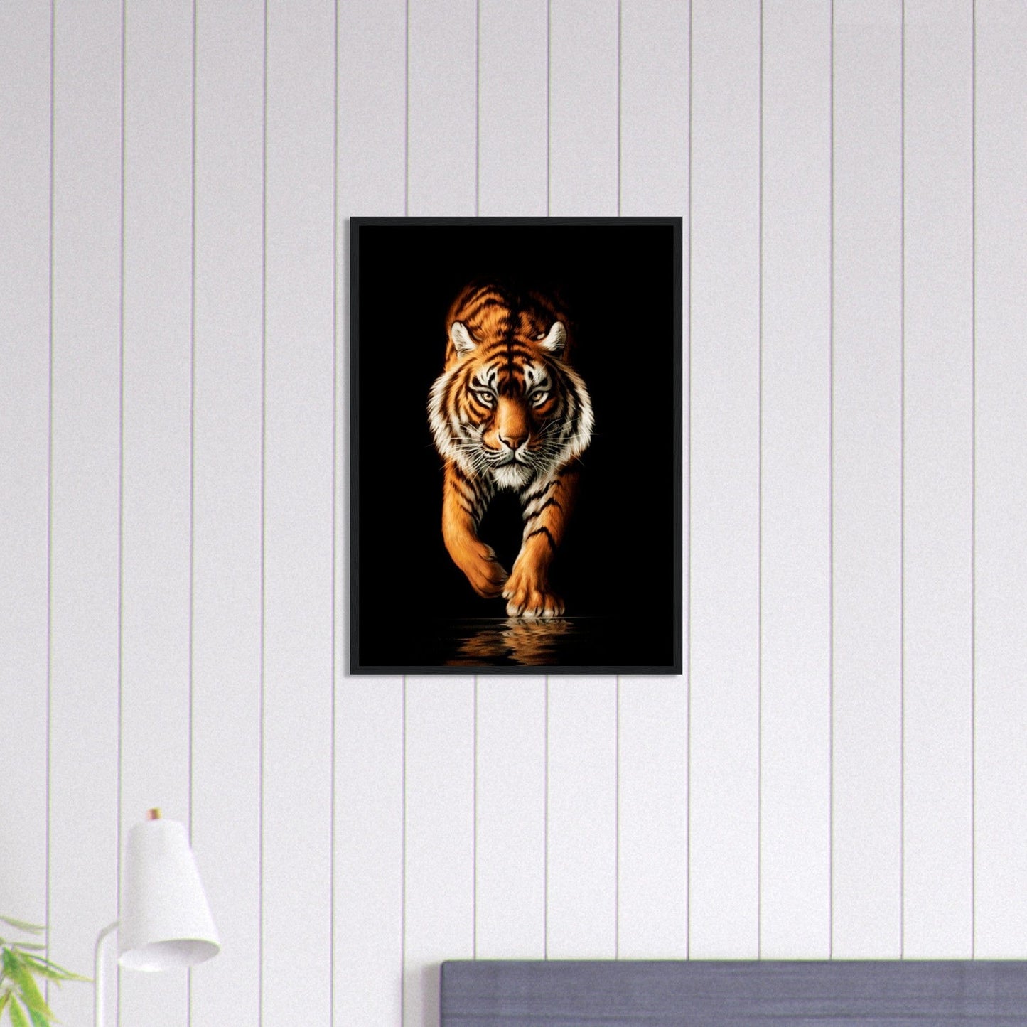 Canvanation Print Material 50x70 cm / 20x28″ Tableau Tigre Obscure