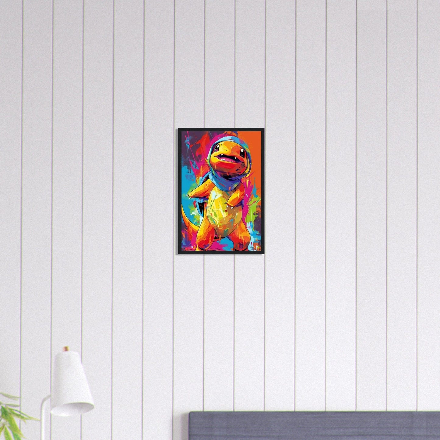 Canvanation Print Material 30x45 cm / 12x18″ Tableau Pokémon Dessin Salameche