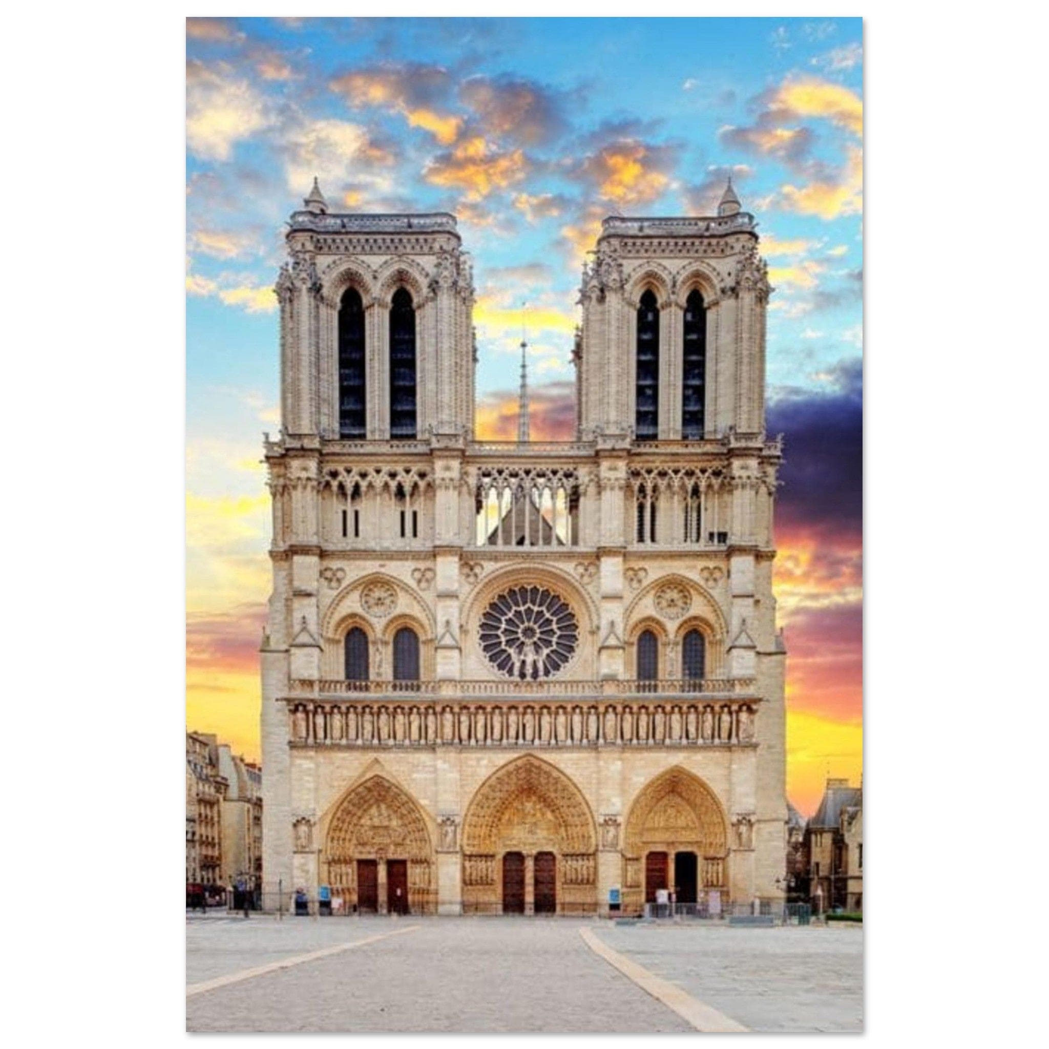 Canvanation Print Material 40x60 cm / 16x24″ Affiche Notre Dame de Paris