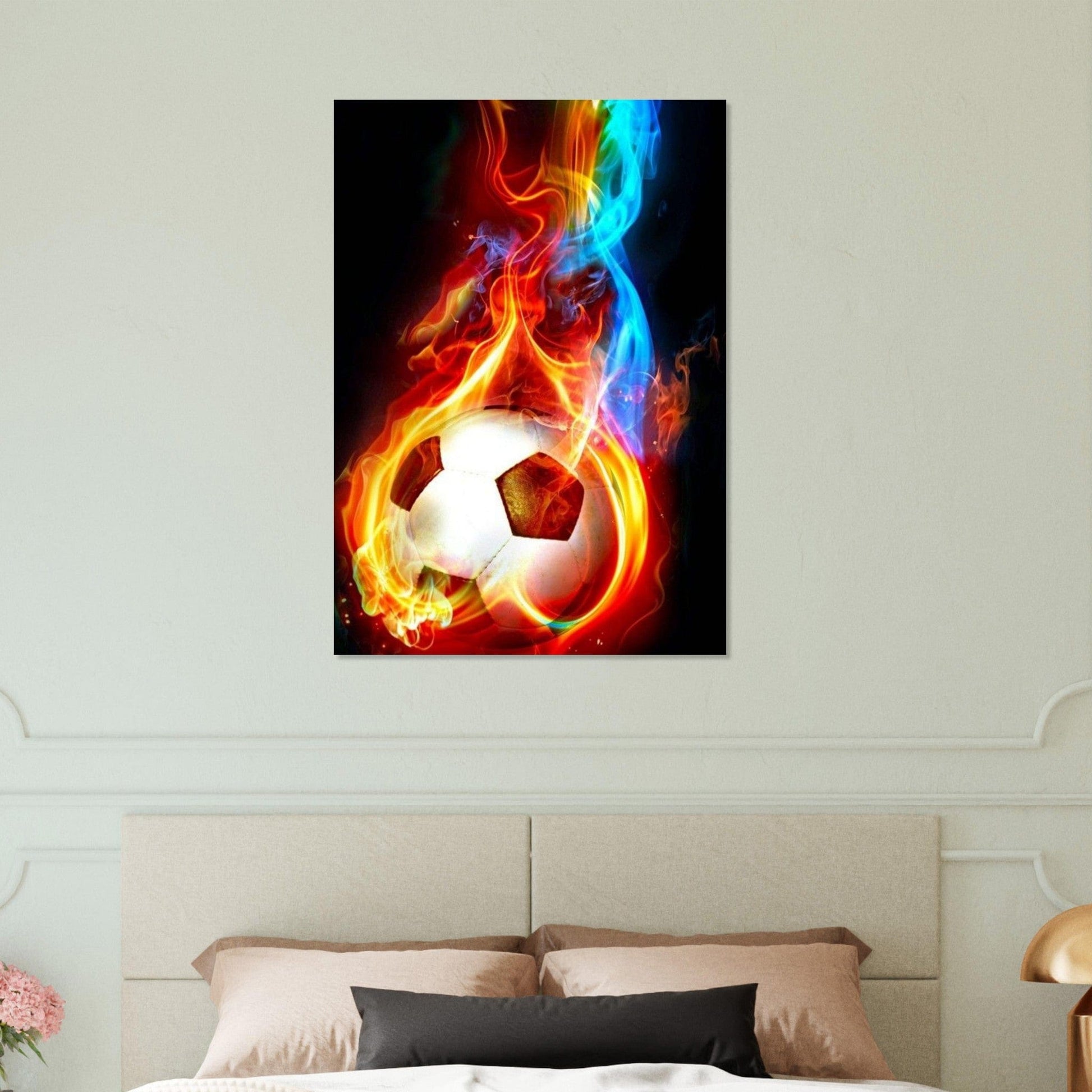 Gelato Print Material Poster Football Eau Feu