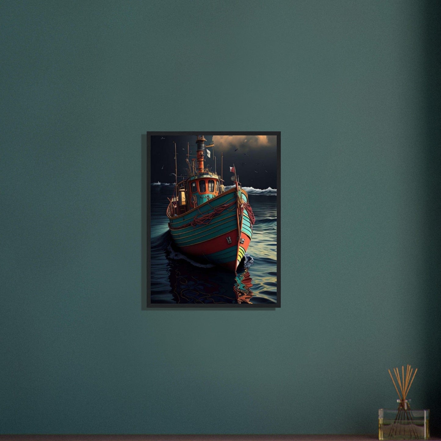 Canvanation Print Material Tableau Bateau De Pêche Ailes Océanes