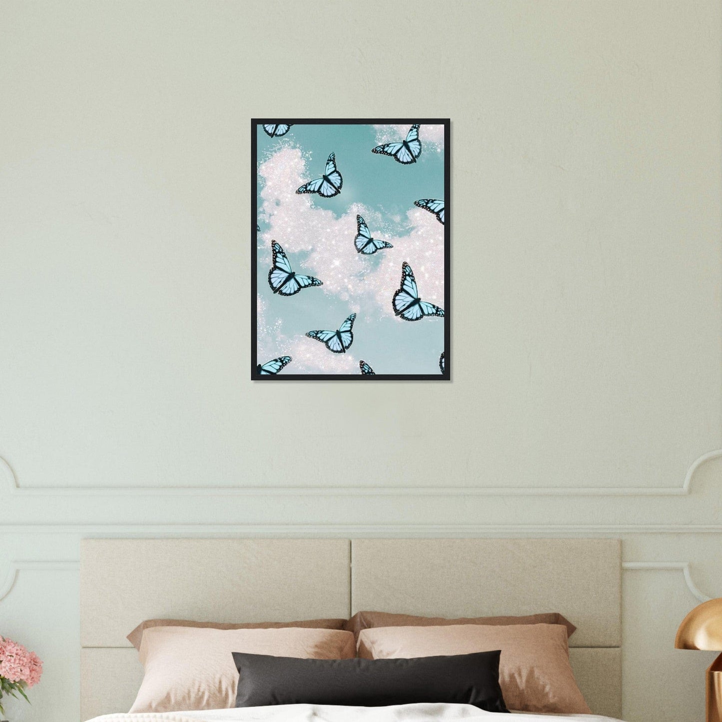 Gelato Print Material Peinture Papillon Abstrait