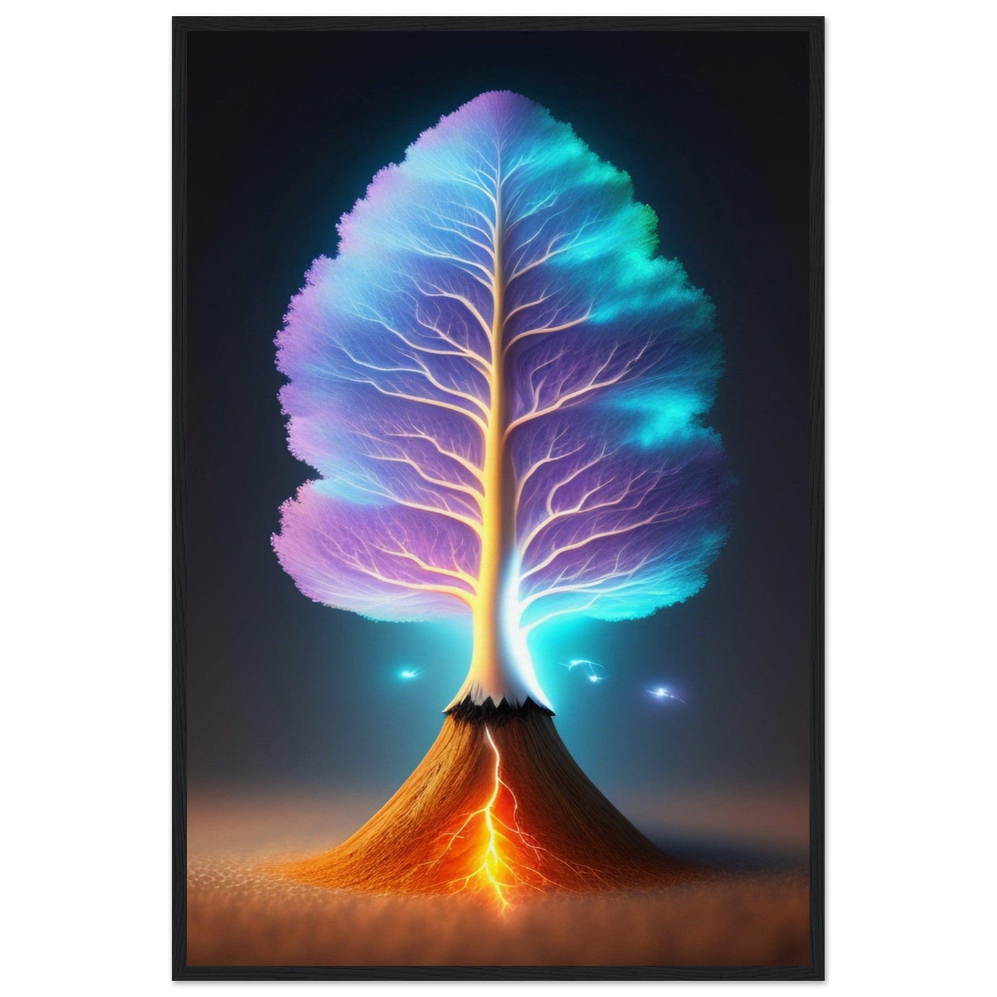 Canvanation Print Material 60x90 cm / 24x36″ Tableau Arbre De Vie L'Arbre de la Cité