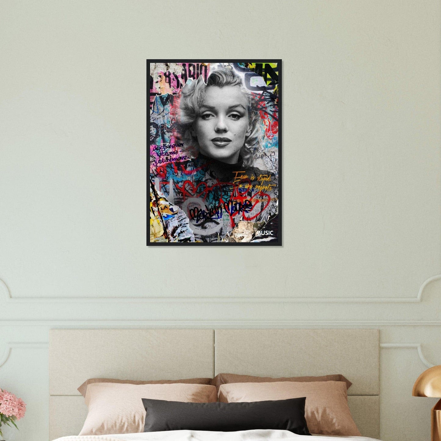 Canvanation Print Material 50x70 cm / 20x28″ Tableau Street Art Palette Citadine