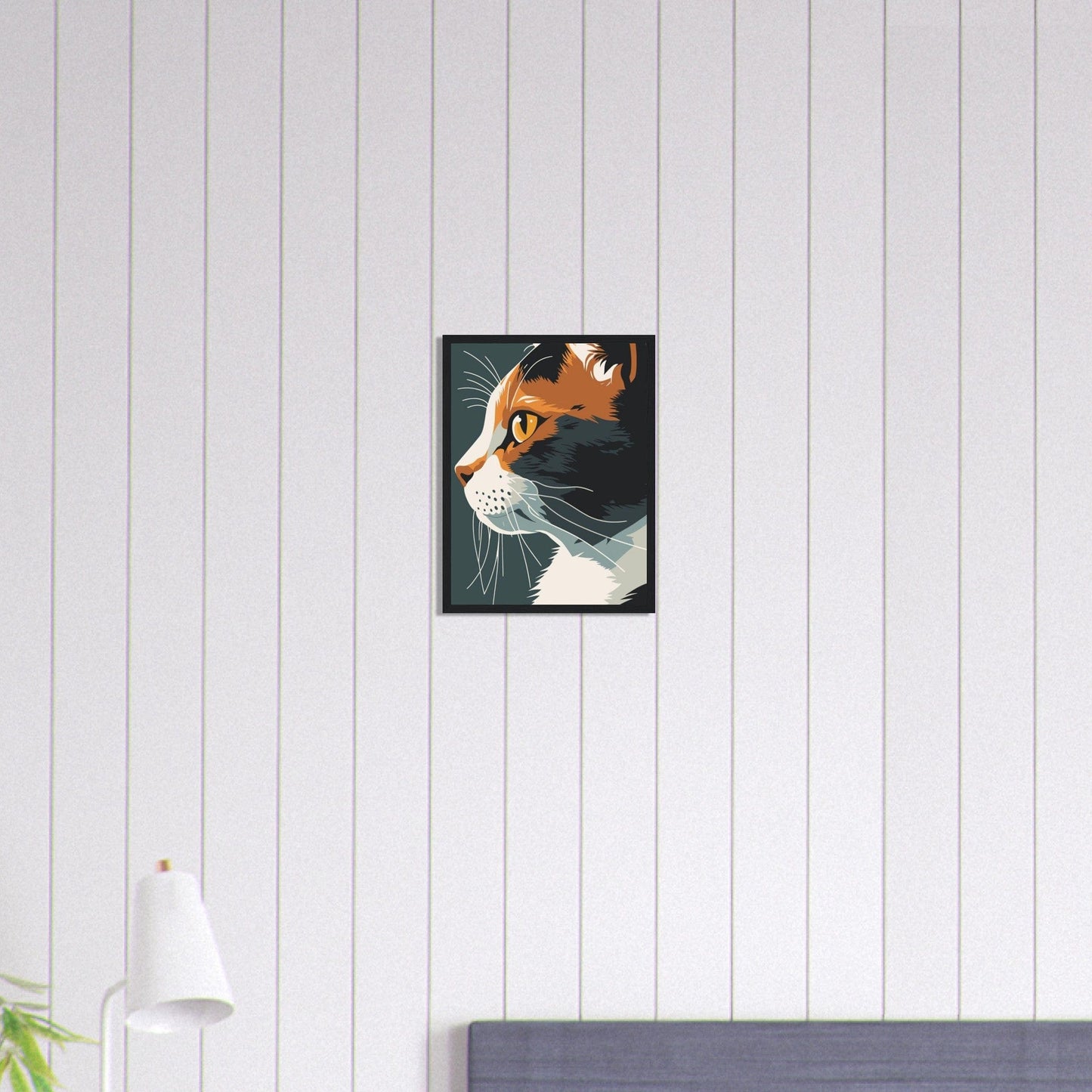 Canvanation Print Material 30x40 cm / 12x16″ Tableau Chat Chat’Art Moderne Pop