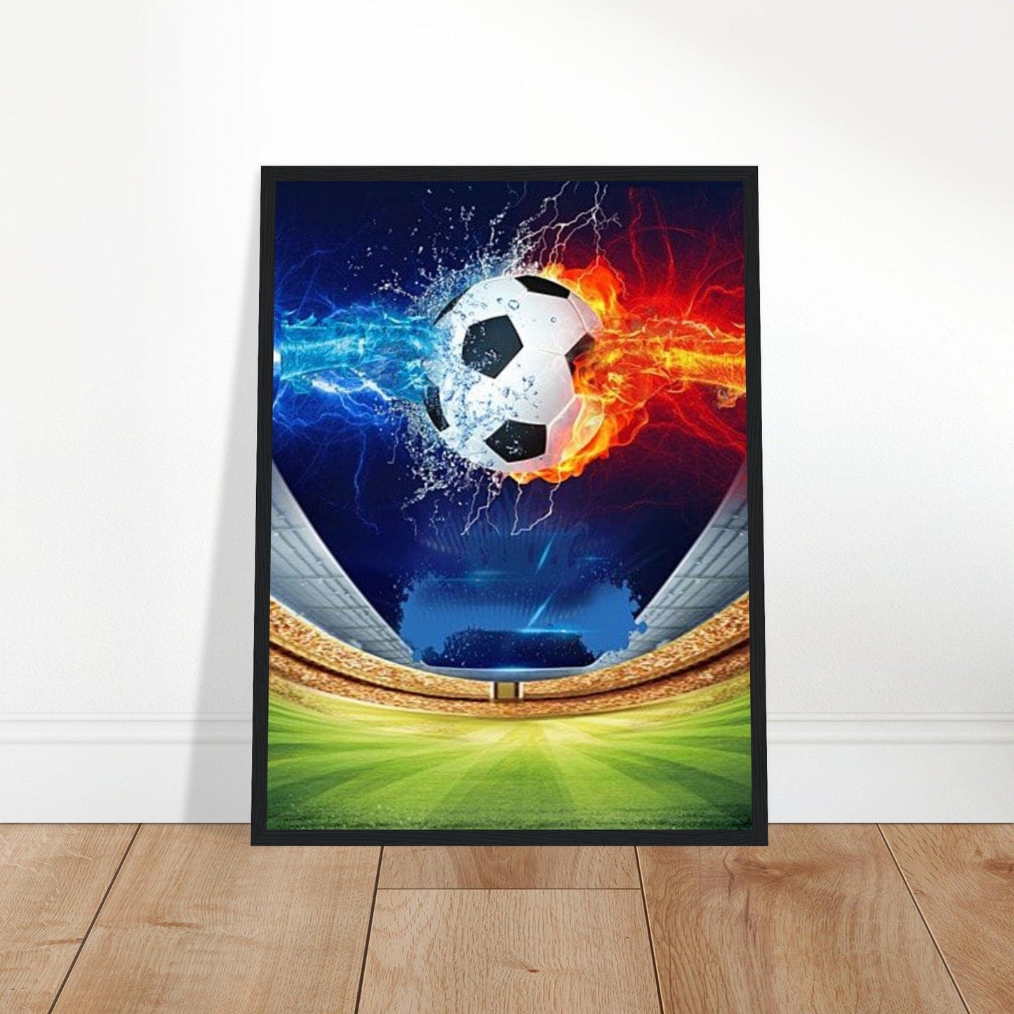 Canvanation Print Material Tableau Football Eau Feu