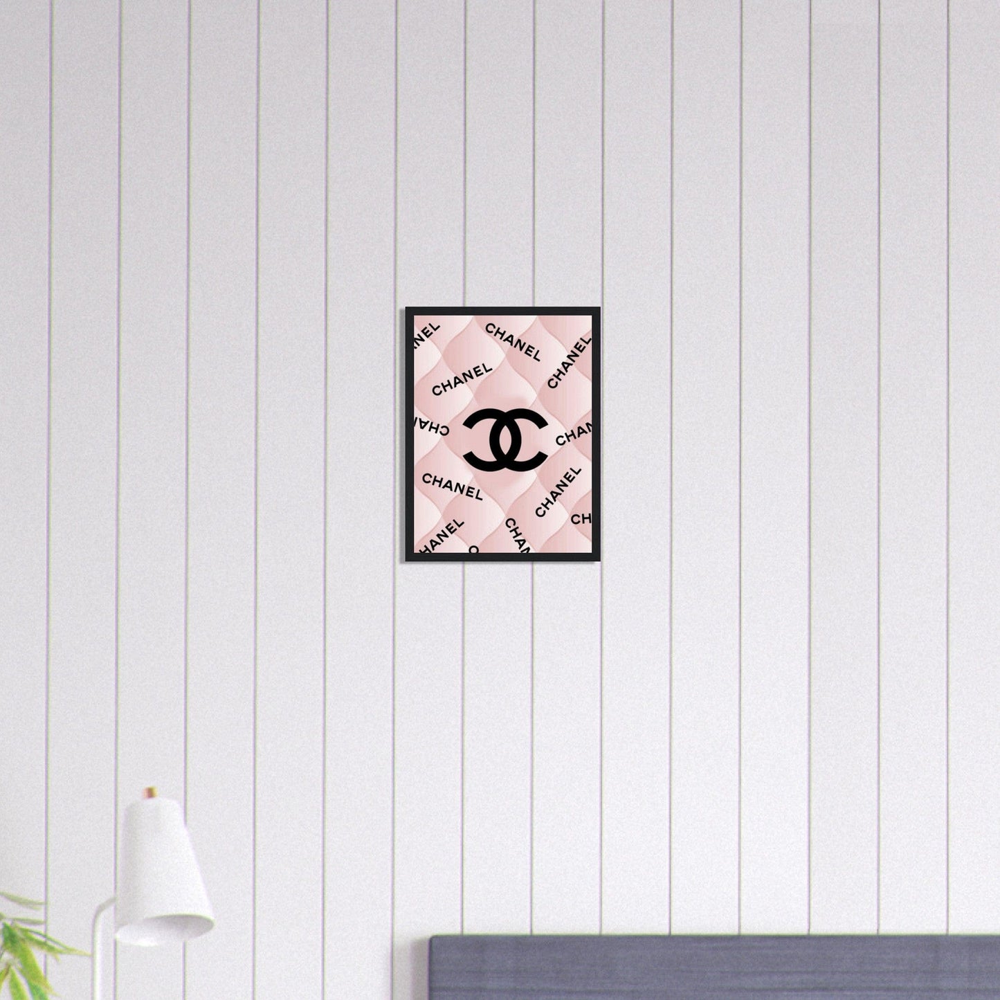 Canvanation Print Material 30x40 cm / 12x16″ Tableau Chanel Fond Matelasse