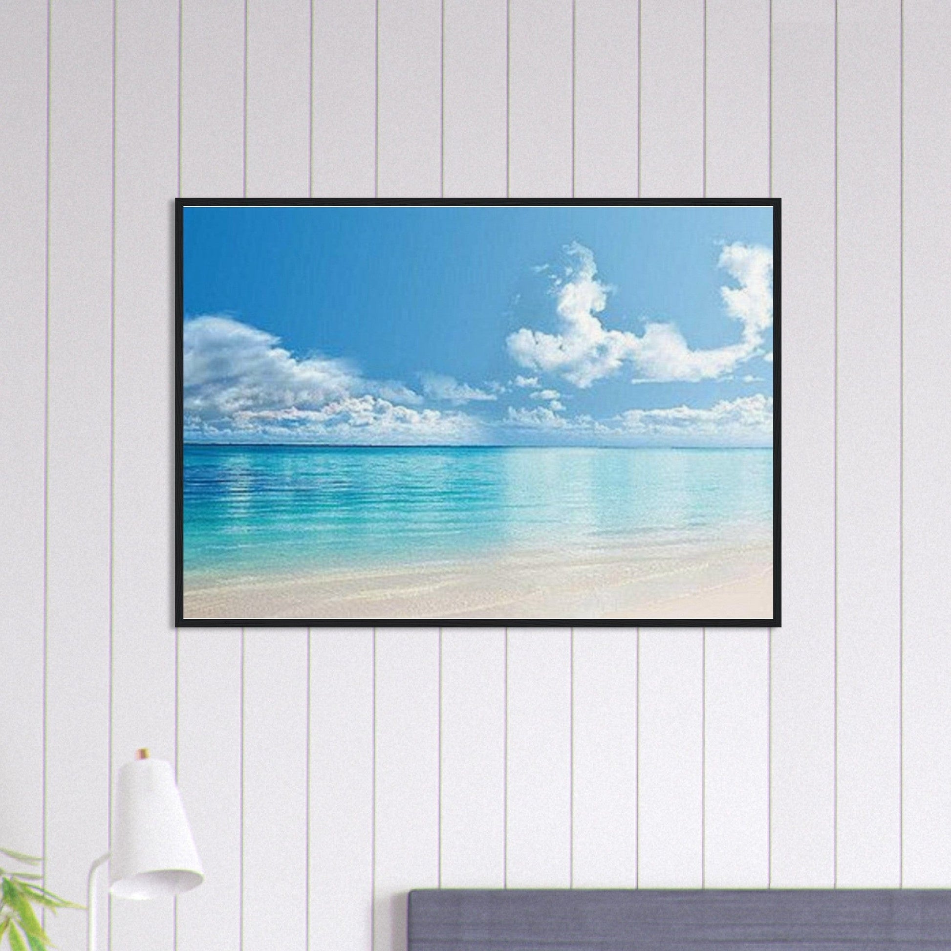 Gelato Print Material Tableau Panoramique Mer Bleu