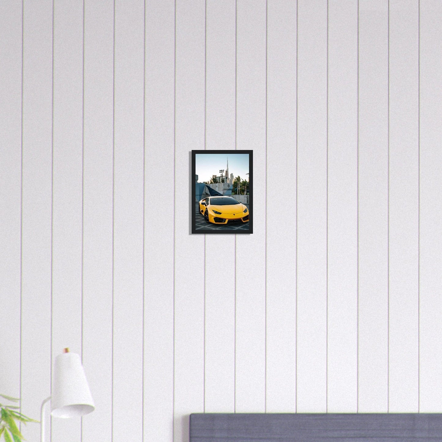 Canvanation Print Material A4 21x29.7 cm / 8x12″ Tableau Voiture Lamborghini Jaune