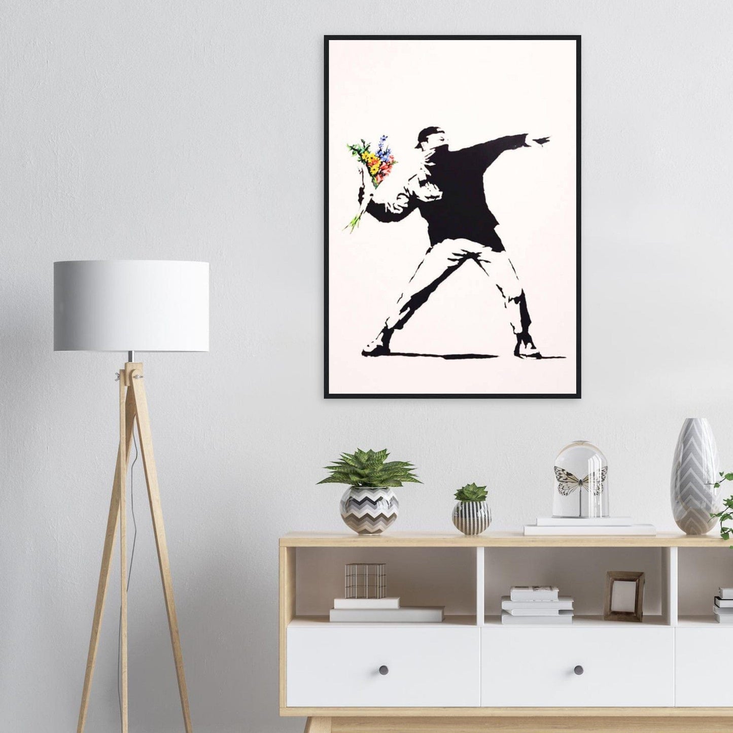 Canvanation Print Material Tableau Pop Art Banksy