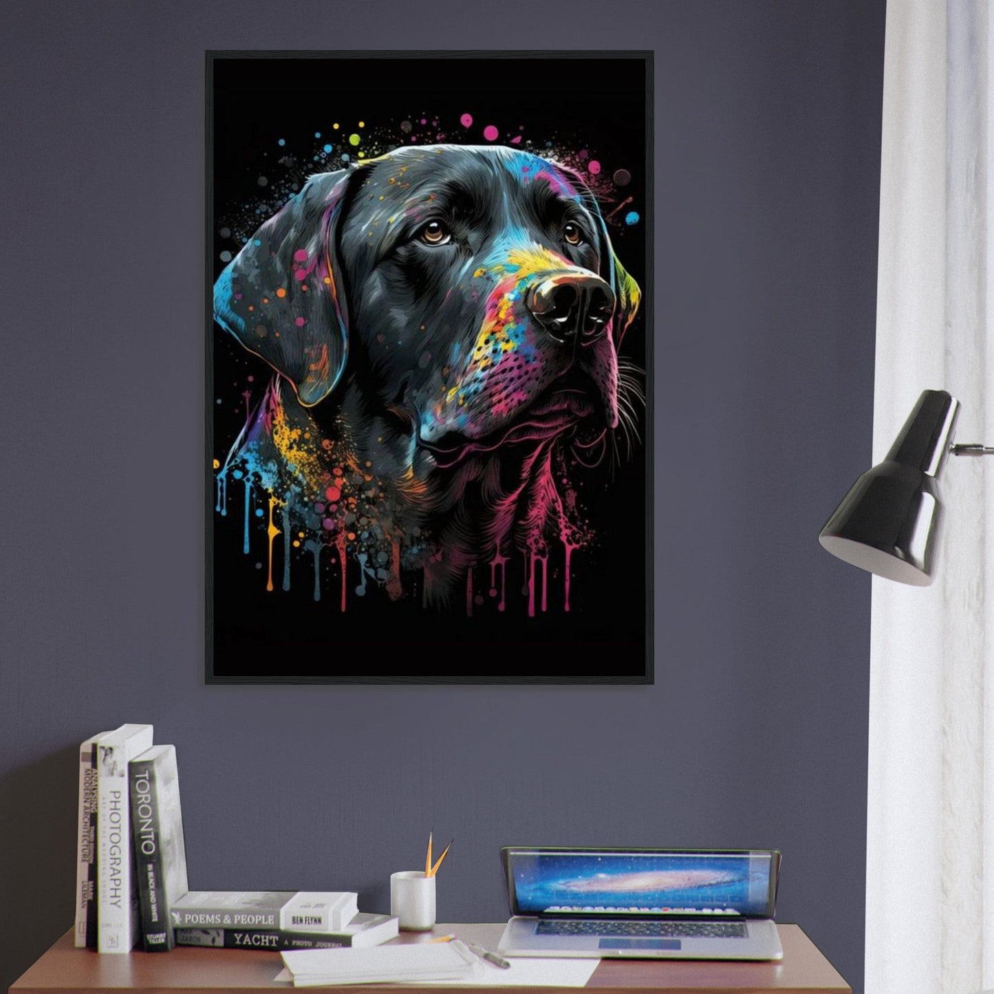Canvanation Print Material Tableau Chien Pop Art