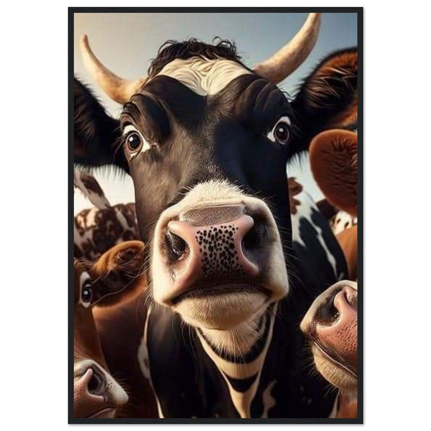 Canvanation Print Material 70x100 cm / 28x40″ Tableau Highland Cow