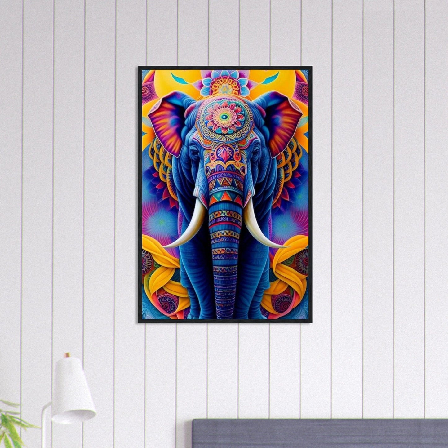 Canvanation Print Material 60x90 cm / 24x36″ Tableau Elephant Géant Gracieux