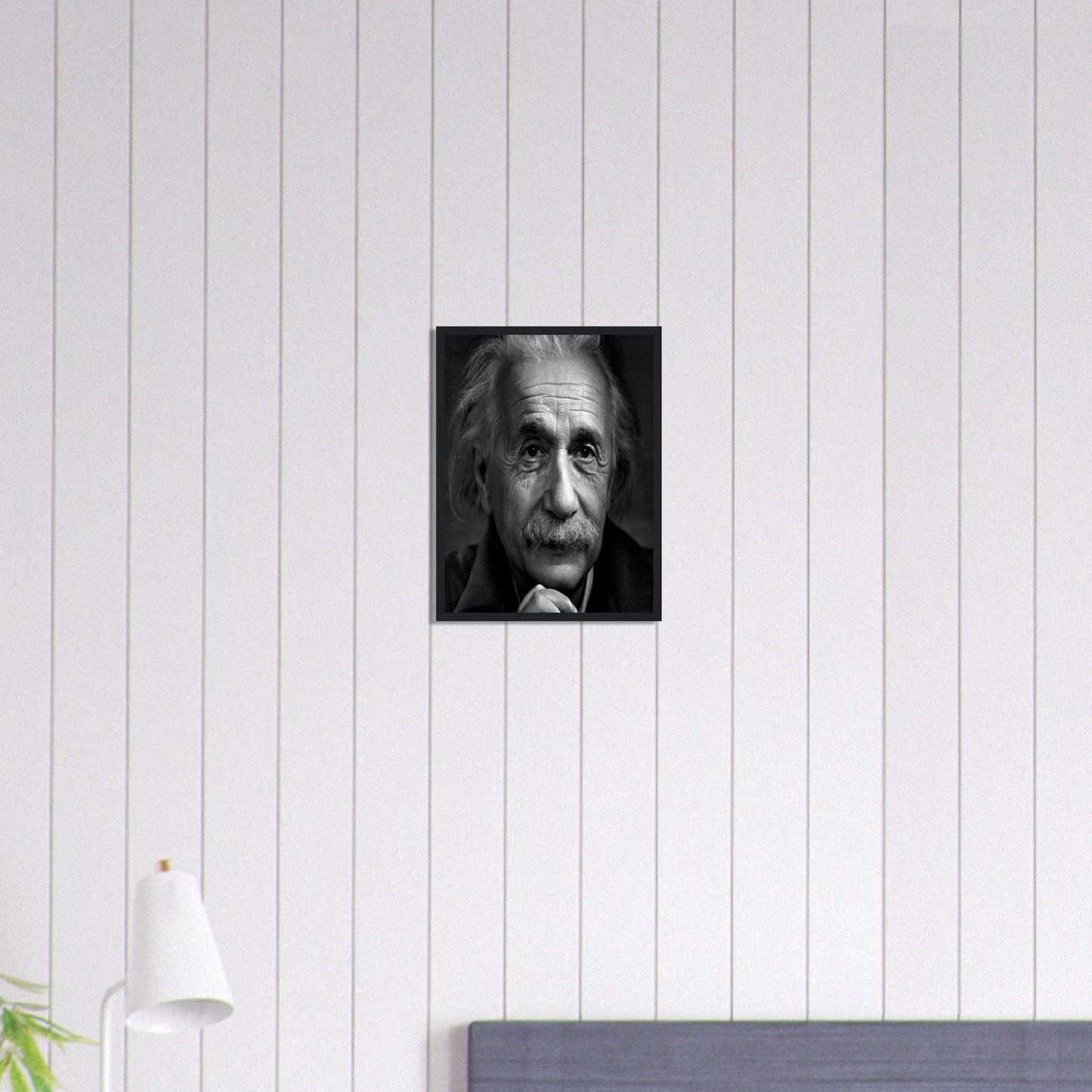 Canvanation Print Material 30x40 cm / 12x16″ Tableau Photo Noir Et Blanc-Portrait-Einstein