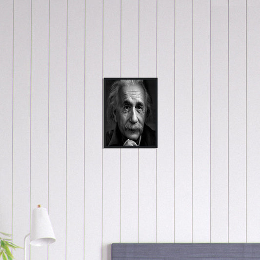 Canvanation Print Material 30x40 cm / 12x16″ Tableau Photo Noir Et Blanc-Portrait-Einstein