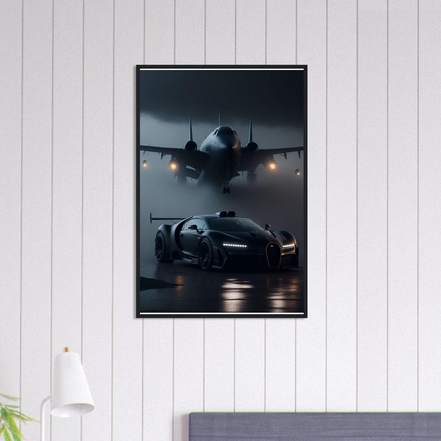Canvanation Print Material 60x90 cm / 24x36″ Tableau Voiture Bugatti