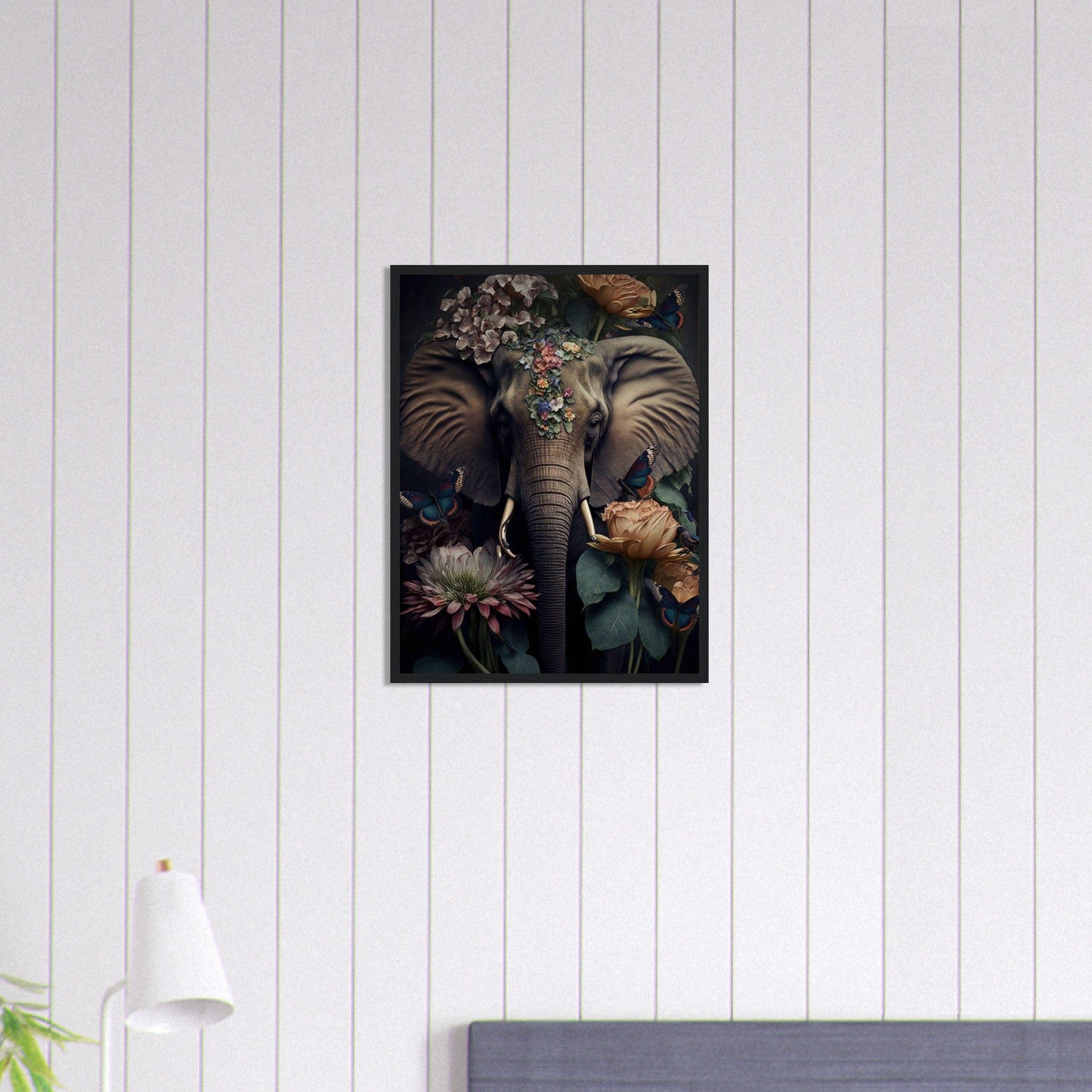 Canvanation Print Material 45x60 cm / 18x24″ Tableau Elephant Sentinelles des Âges