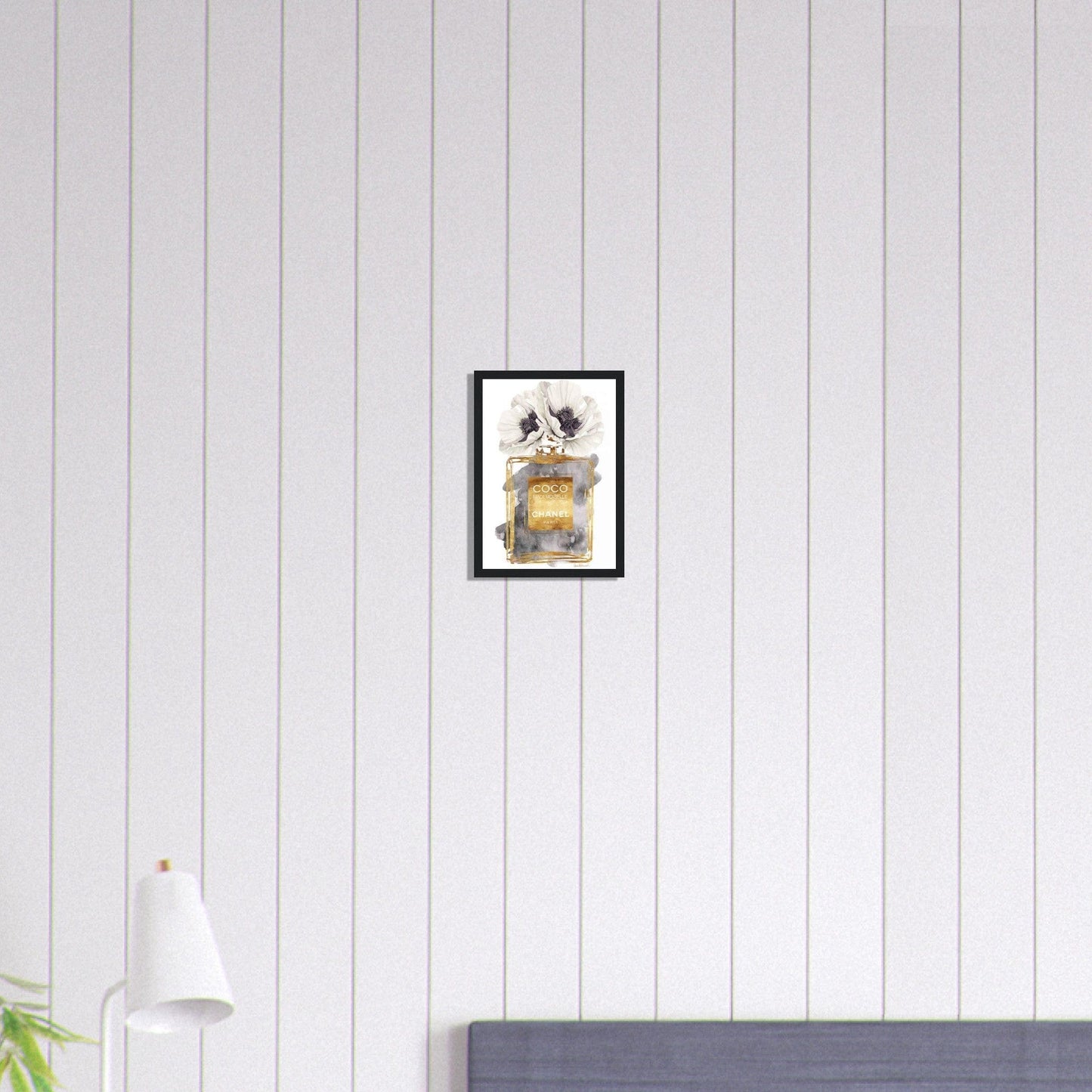 Canvanation Print Material A4 21x29.7 cm / 8x12″ Tableau Chanel Numéro 5 Or