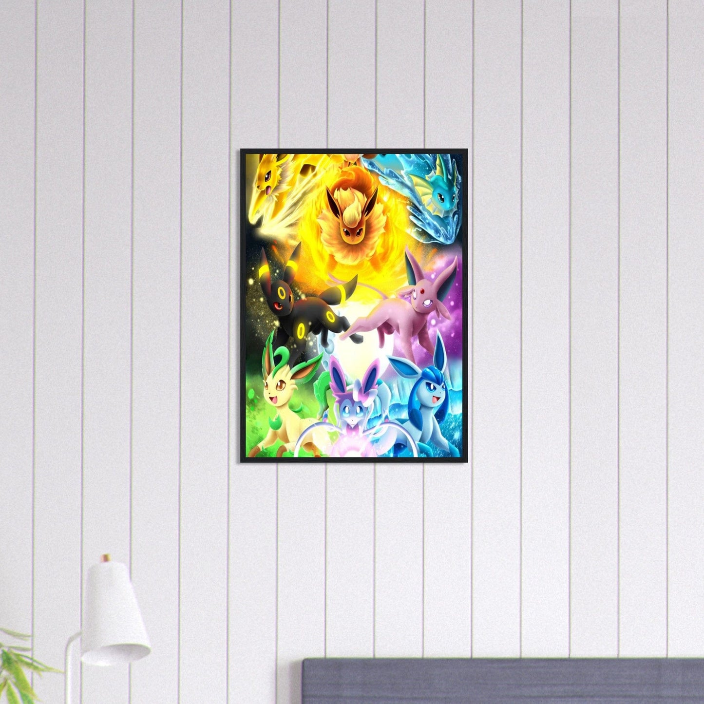 Canvanation Print Material 50x70 cm / 20x28″ Tableau Personnages Pokémon - Chambre Enfant