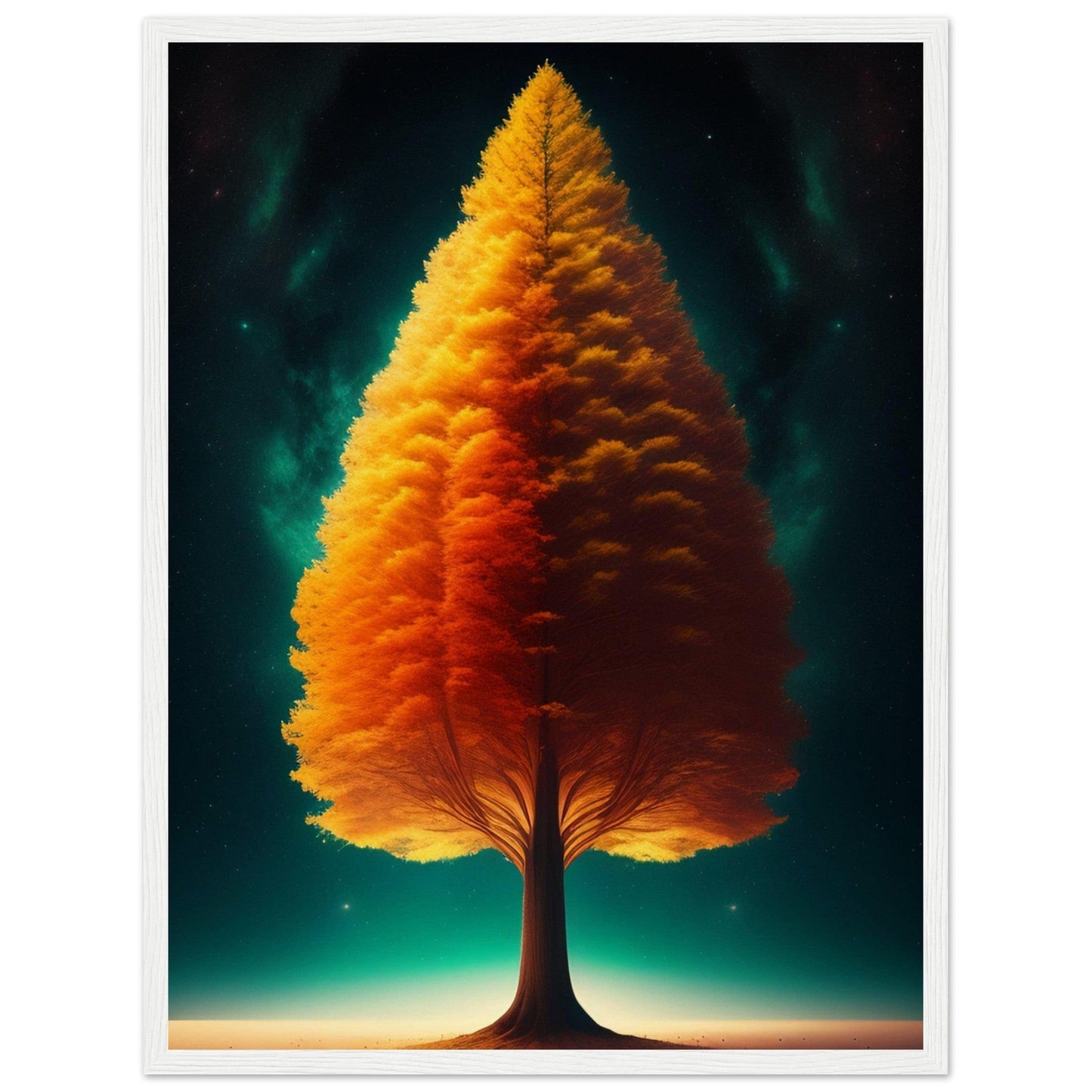 Canvanation Print Material 45x60 cm / 18x24″ / Blanc Tableau Arbre De Vie Le Souffle de la Nature