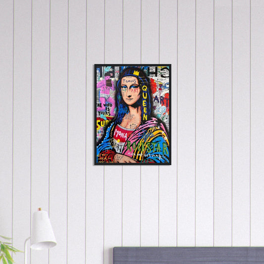 Canvanation Print Material 45x60 cm / 18x24″ Tableau Street Art Mona Joconde