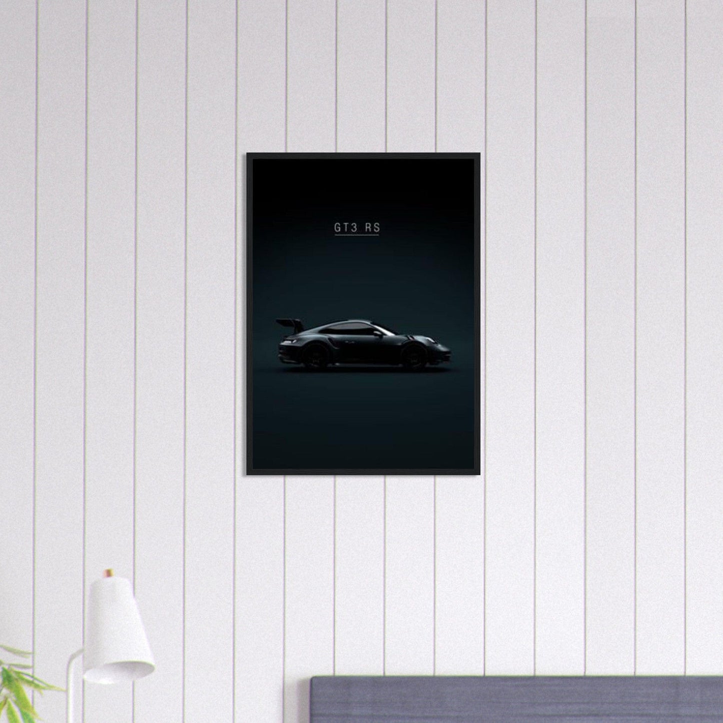 Canvanation Print Material 50x70 cm / 20x28″ Tableau Noir GT 3 RS Porsche