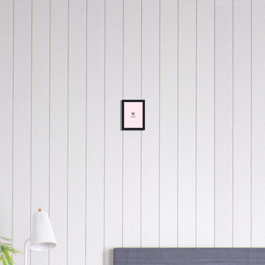 Canvanation Print Material 13x18 cm / 5x7″ Tableau Chanel Fond Rose
