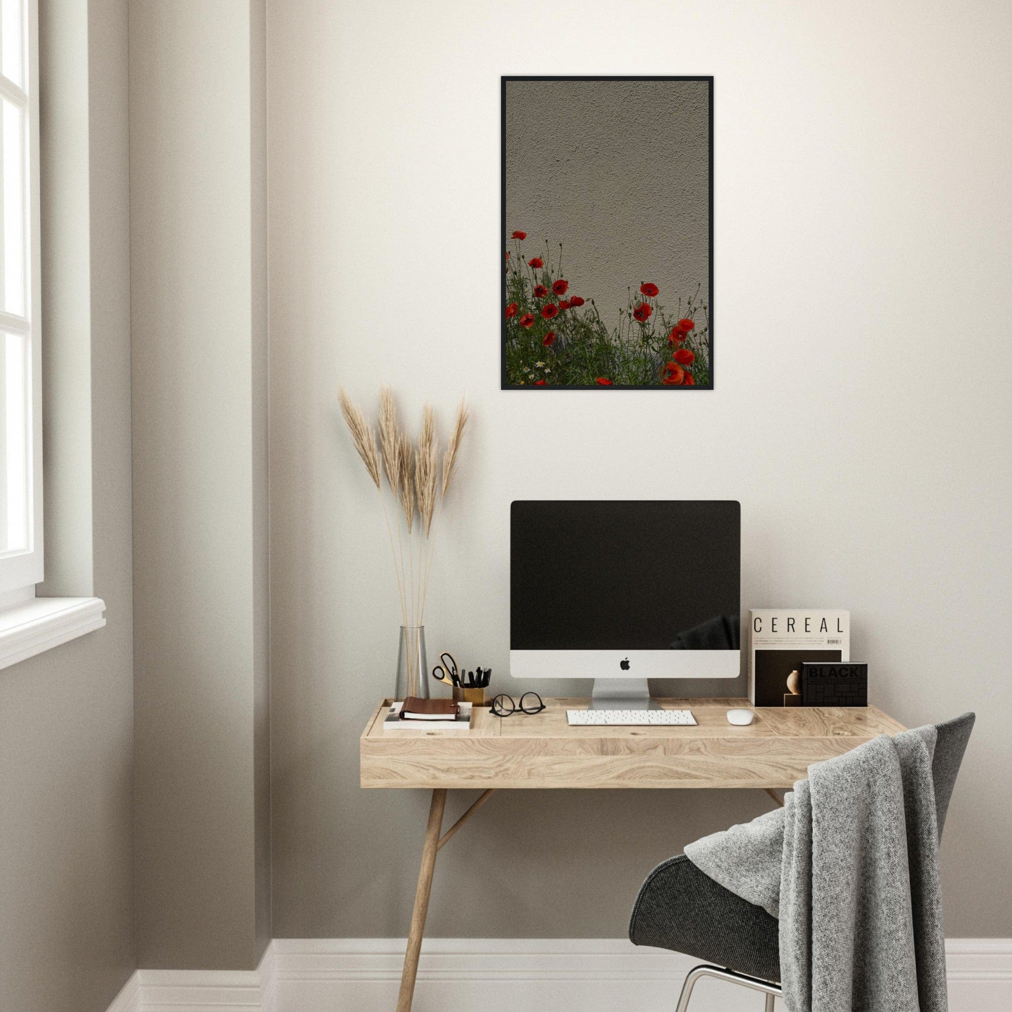 Canvanation Print Material Coquelicot Peinture Acrylique Moderne